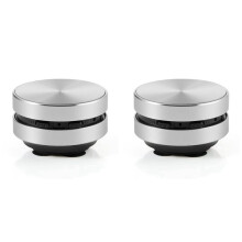 2X Tragbarer Kompatibler Knochenleitungslautsprecher, Stereo-Sound, -Lautsprecher (Silber)