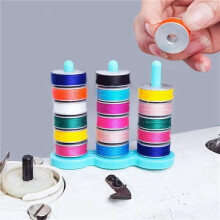 2X Magnetic Bobbin Holder,Thread and Bobbin Organizer for Machine Sewing Magnetic Adsorption Bobbin Organizer Storage A