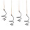 18X Air Pineapple Hook Hanging Flower Stand Pots Display Hanger Holder Iron 3