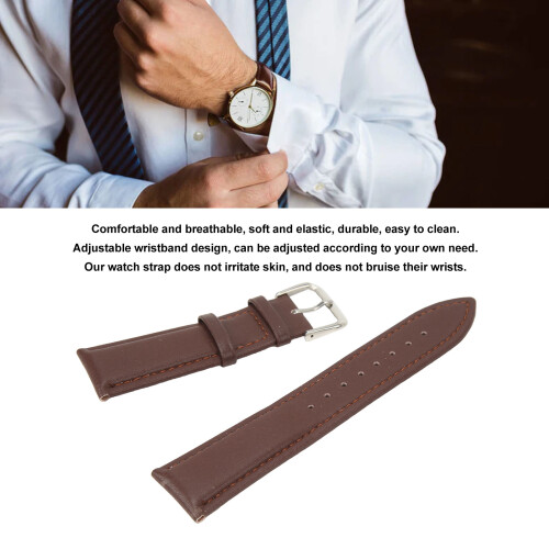 Brown Genuine Leather Strap for Huawei GT Series
