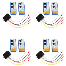 8X Treuil Sans Fil Interrupteur de Commande à Distance Porte D'Ascenseur Pompe Hydraulique Lit de Vidange 12 V Dépanneuse de Récupération