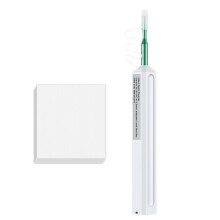 2.5mm Fiber Optic Cleaning Pen+Dust-Free Paper SC/FC/ST One-Click Cleaning Fiber Cleaner Optical Fiber Connector Cleaner