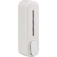 Wall Mounted Soap Dispenser White ABS Manual Push Hand Sanitizer for Bathroom Kitchen Hotel Office