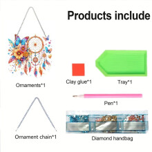 Acrylic Special Shape Ornaments DIY Diamond Painting Dots Pendant DIY Diamond Art Pendant Kit Diamond Painting Ornaments