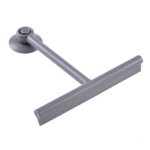 Shower Squeegee with Silicone Holder, Universal Fit Bathroom Glass Cleaner, Easy Grip Handle, Color D
