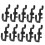 10pcs Plastic Pegboard Hooks for Tools Secure Fit Garage Organizer and Home Storage 1