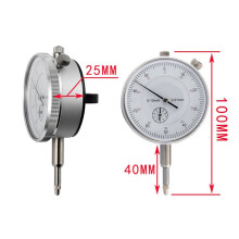3X Dial Indicator Micrometer Hour Type Indicator Precision Comparator Measuring Clock Indicator Measuring Instrument