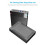 3X Caixa de HDD  para Adaptador USB 3.0 Gabinete de Disco Rígido Externo Disco SSD de 3,5 Polegadas Caixa de HDD de 10 TB para PC Lapop Plugue UE 6