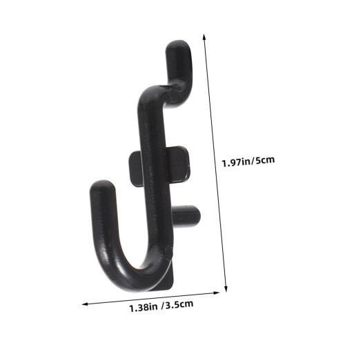 10pcs Plastic Pegboard Hooks for Tools Secure Fit Garage Organizer and Home Storage 1