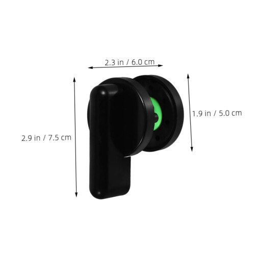 Restroom Privacy Lock with Clear Vacant Occupied Indicator, Moisture Resistant, 2pcs Set 1