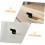 Restroom Privacy Lock with Clear Vacant Occupied Indicator, Moisture Resistant, 2pcs Set 3
