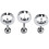 3pcs Precision Measuring Gauge Needle Point Puller Set Non-Damaging Stable Grip 2