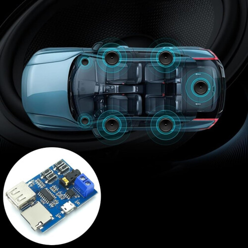 MP3 Decoders Board For Audio Systems With Memory Card Playback And Micro SD Card Support, Compact Size, 1 Piece 1