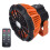Camping Fan with LED Light and Hook, USB Rechargeable 5