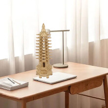 9-stufige Messing-Pagode Wenchang-Turm Mini-Dekor für Schreibtisch, Regal, Feng Shui