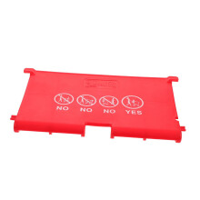 Shopping Cart Seat Insert for Toddlers, Secure Chair Attachment, Comfortable Red Large