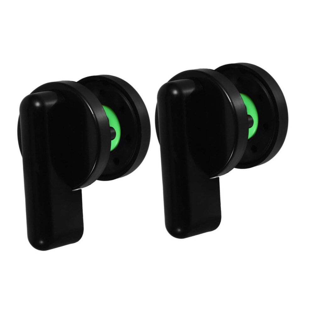 Restroom Privacy Lock With Clear Vacant Occupied Indicator, Moisture Resistant, 2Pcs Set 9053599594536