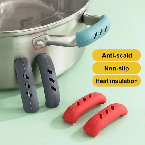 Silicone Pot Handle Grips7.5x2cm2-Pack 2