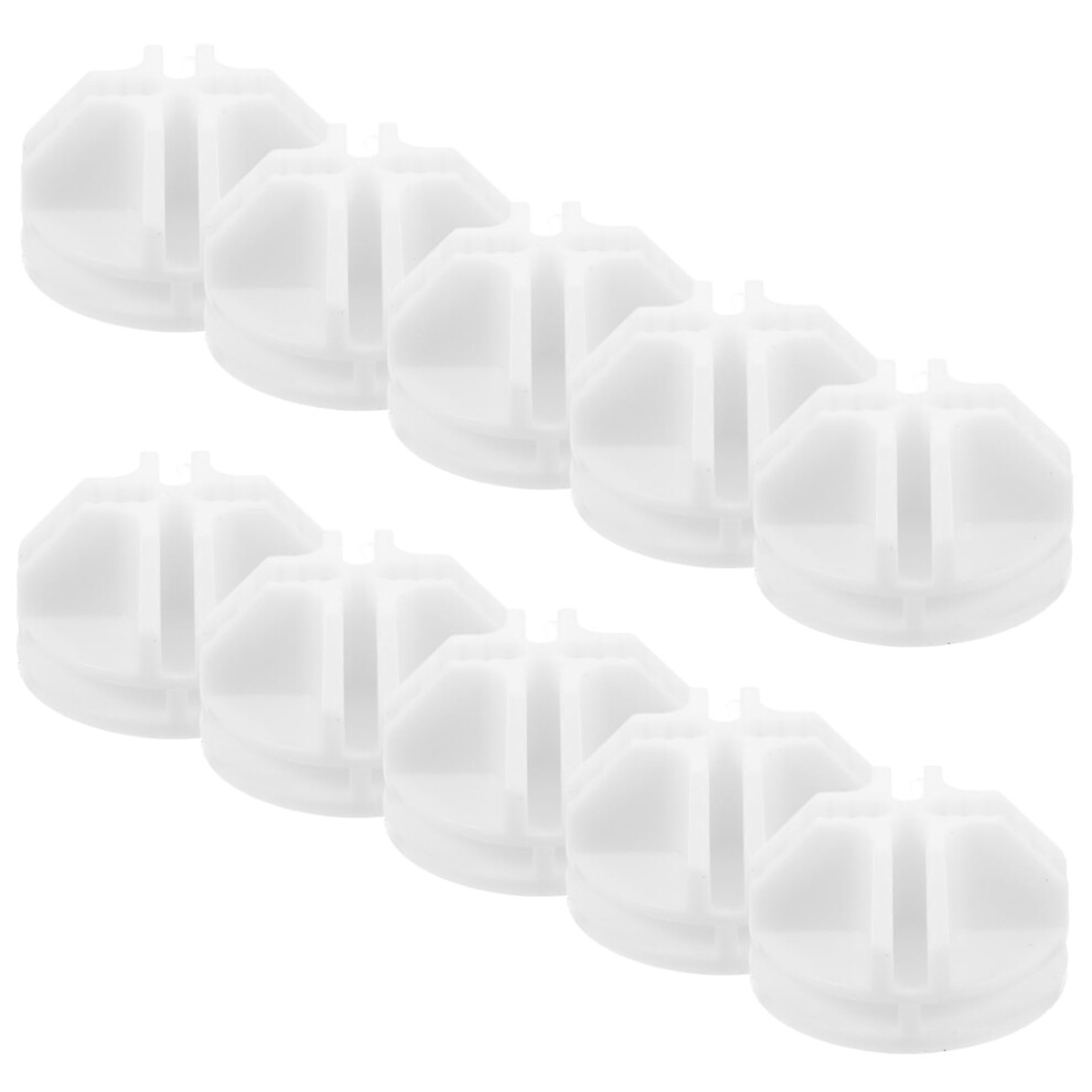 Wire Cube Connectors 15 Pack White Plastic Modular Closet Connectors For Diy Shelving Assembly 9174973227441