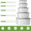 5 Pack Fruit Storage Containers for Fridge with Removable Colanders - Food Storage Containers with Lids 8