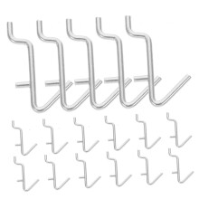 25pcs Metal Pegboard Hooks for Garage Organization and Versatile Storage of Tools and Crafts