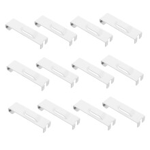 12Pack Heavy Duty Metal Grid Wall Hooks for Retail Display and Home Organization Accessories