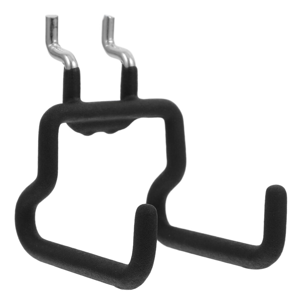 Black Metal Pegboard Hooks Heavy Duty Tool Hangers For Garage Workshop And Retail Displays 9174973228134