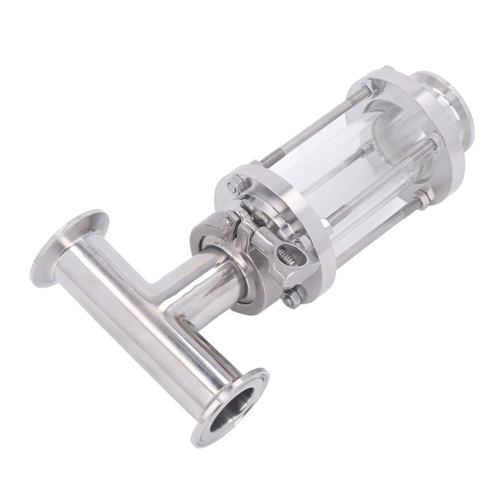 304 Stainless Steel Triple Clamp Tee Fitting For 63Mm Pipe, 16Kg Pressure 5021389640835
