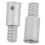 Broom Handle Adapter Set with Durable Metal Threaded Pole Connector for Cleaning Tool Replacement 1