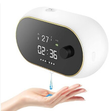 Automatic Soap Dispenser with Touchless Smart Sensor, Large Capacity, SelfCleaning for Kitchen and Bathroom
