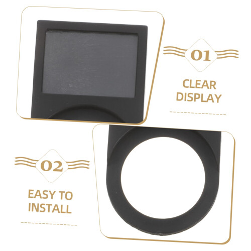 Push Button Label Frame 25x17mm Panel Mount Indicator Plate for Clear Status Display 50pcs 2