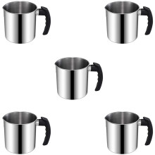 5X Candle Making Pouring Pot, 44 Oz Double Boiler Wax Melting Pot, Candle Making Pitcher, Heat-Resistant Handle