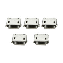 20 USB Female Type a 4-Pin DIP Right Angle Plug Jack with 50Pcs Micro-USB Type B Female 5Pin SMT Socket Jack Connector