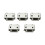 20 USB Female Type a 4-Pin DIP Right Angle Plug Jack with 50Pcs Micro-USB Type B Female 5Pin SMT Socket Jack Connector 4