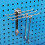 Pegboard Tool Holder Galvanized Steel Rack for Clear Garage Organization and Workshop Wall Storage 3