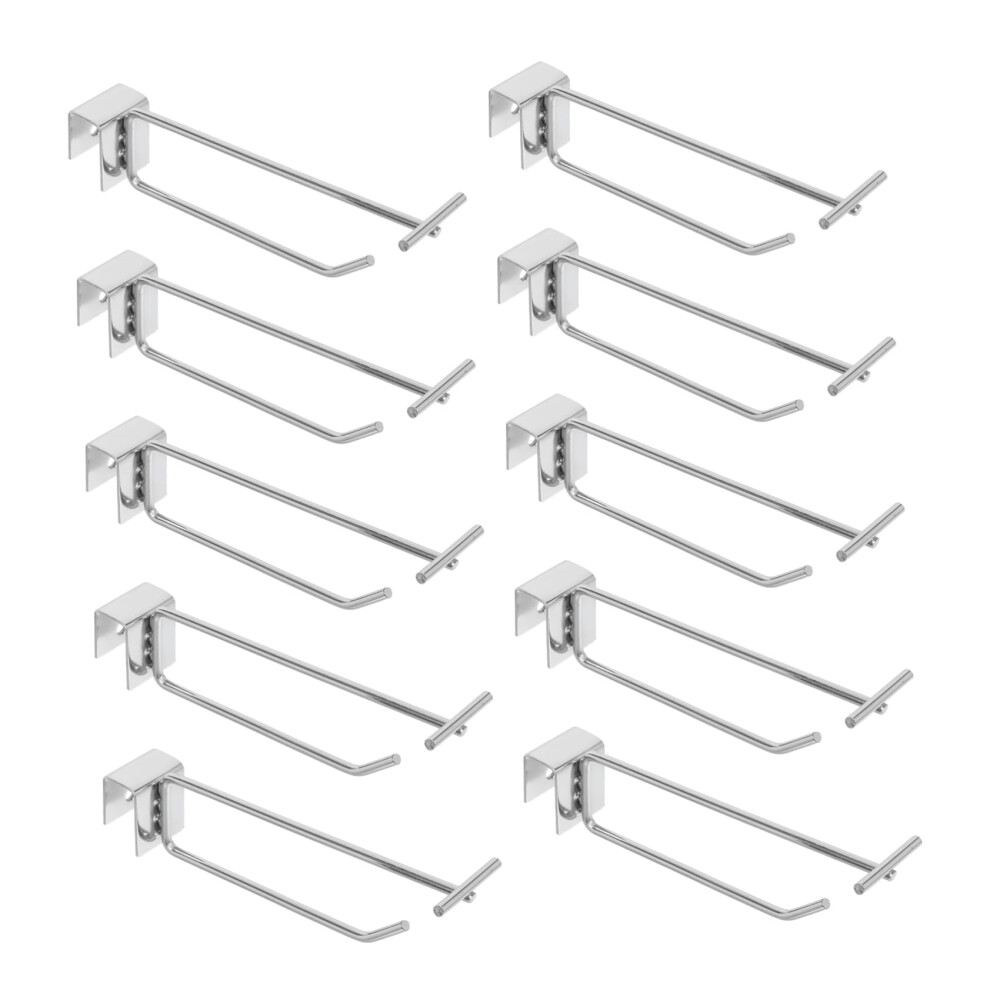 10Pcs Metal Pegboard Hooks For Supermarket Shelving Easy Installation Load Capacity 9053599595731