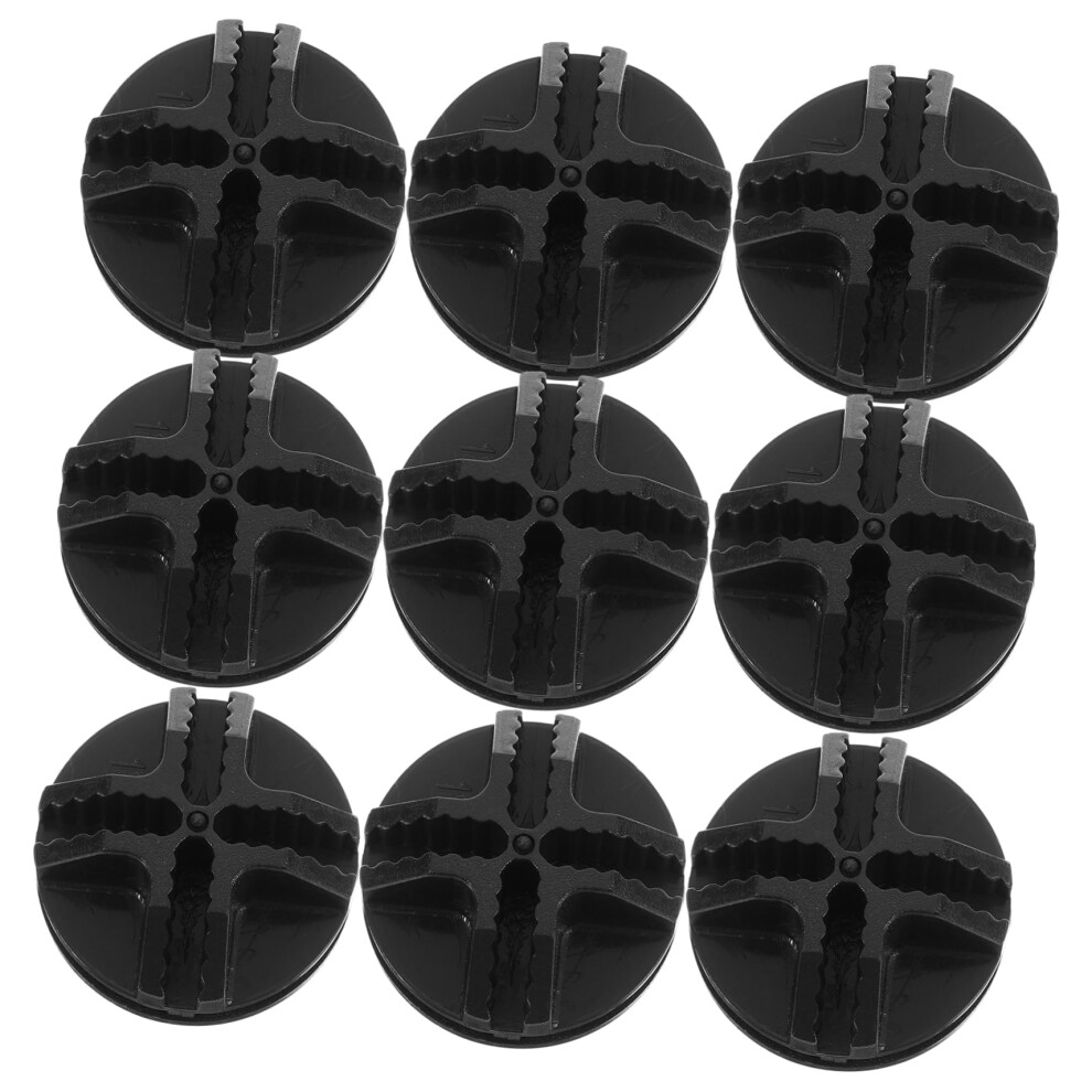 15Pcs Black Plastic Wire Cube Connectors For Modular Storage Shelves And Closet Organizers 9174973228653
