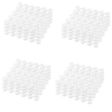 100 Strips Empty Paint Pots Strips Clear Storage Containers Painting Arts Crafts Supplies for Classrooms Schools
