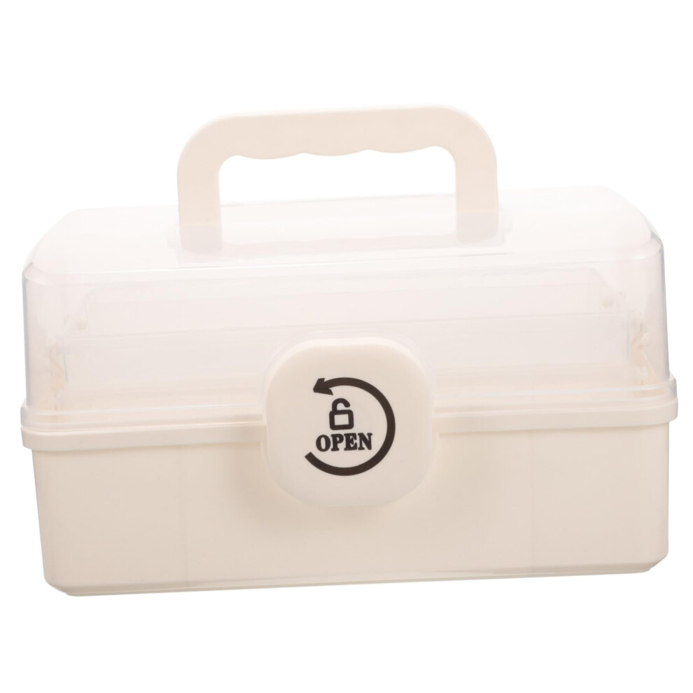 First Aid Kit and Medical Supply Organizer with Secure Latch and Durable Lightweight Build