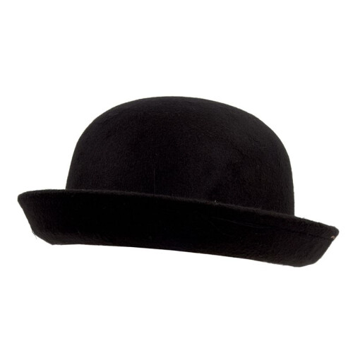 2X Chapeau Melon Noir Unisexe de La Mode 1