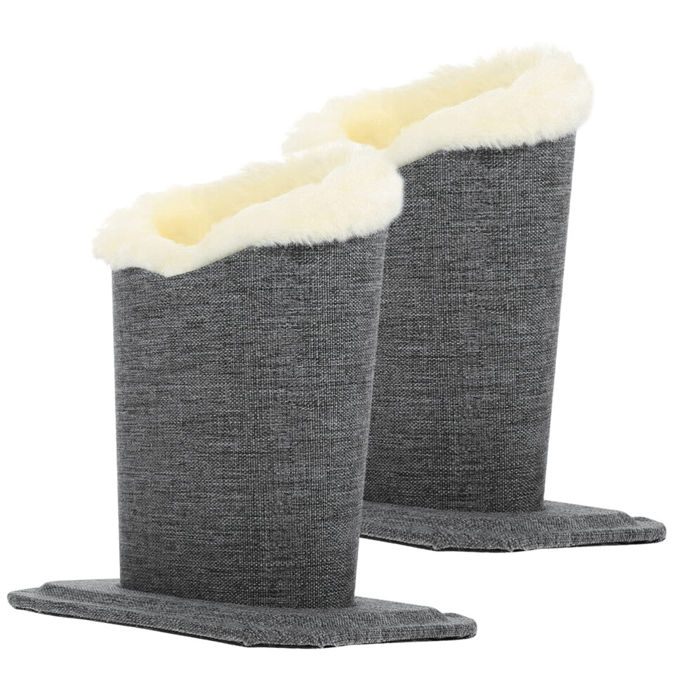 Eyeglass Holder Stand with Scratch Plush Linen, Glasses Organizer Rack for Home or Office