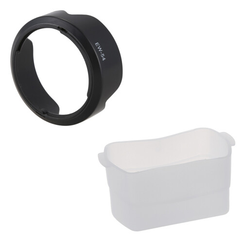 Flash Diffuser Softbox for Speedlite YN-568 EX Flash Diffuser & EW-54 Camera Lens Hood for   M EF-M 18-55mm 1