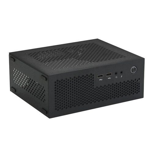 2X A09 HTPC Computer Case  ITX Gaming PC Chassis Desktop Chassis USB2.0 Computer Case Home Computer Case Black 1
