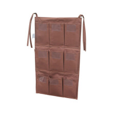 Cleaning Cart Organizer with Vertical 9 Pockets, HeavyDuty Janitorial Supply Side Bag