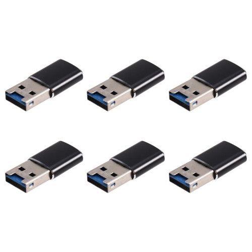 6X Aluminum  USB 3.0 Memory Card Reader Adapter for Micro- Card/TF Card Reader Adapter Pc Computer Laptop