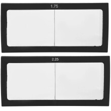 2x Arc Welding Magnifier Lens Screen Helmet Glass Diopter 1.75 /2.25 Anti-Glare Welding Mask Goggles