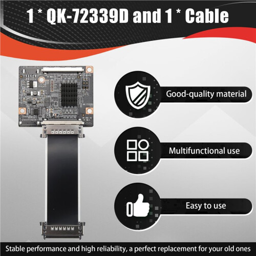 QK-72339D Upgraded Version Adapter Board Solves 4K LCD Screen Partition Problem 4K LCD TV Partition Modification 1