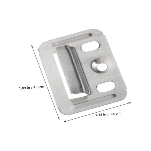 100Pcs Stainless Steel Concealed Wall Panel Clips for Quick Assembly and Adjustable Alignment 1