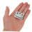 100Pcs Stainless Steel Concealed Wall Panel Clips for Quick Assembly and Adjustable Alignment 4