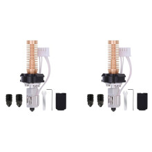 2X Hotend-Kit für Flashforge Adventurer 5M/5M Pro, Schnell Austauschbare Hot-End-Baugruppe 0,2/0,4/0,6 mm Düse Aus Gehärtetem Stahl